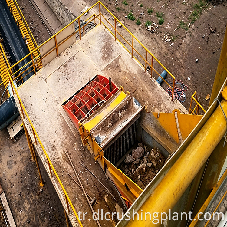 iki aşamalı eleme agrega hattı two-stage screening aggregate line